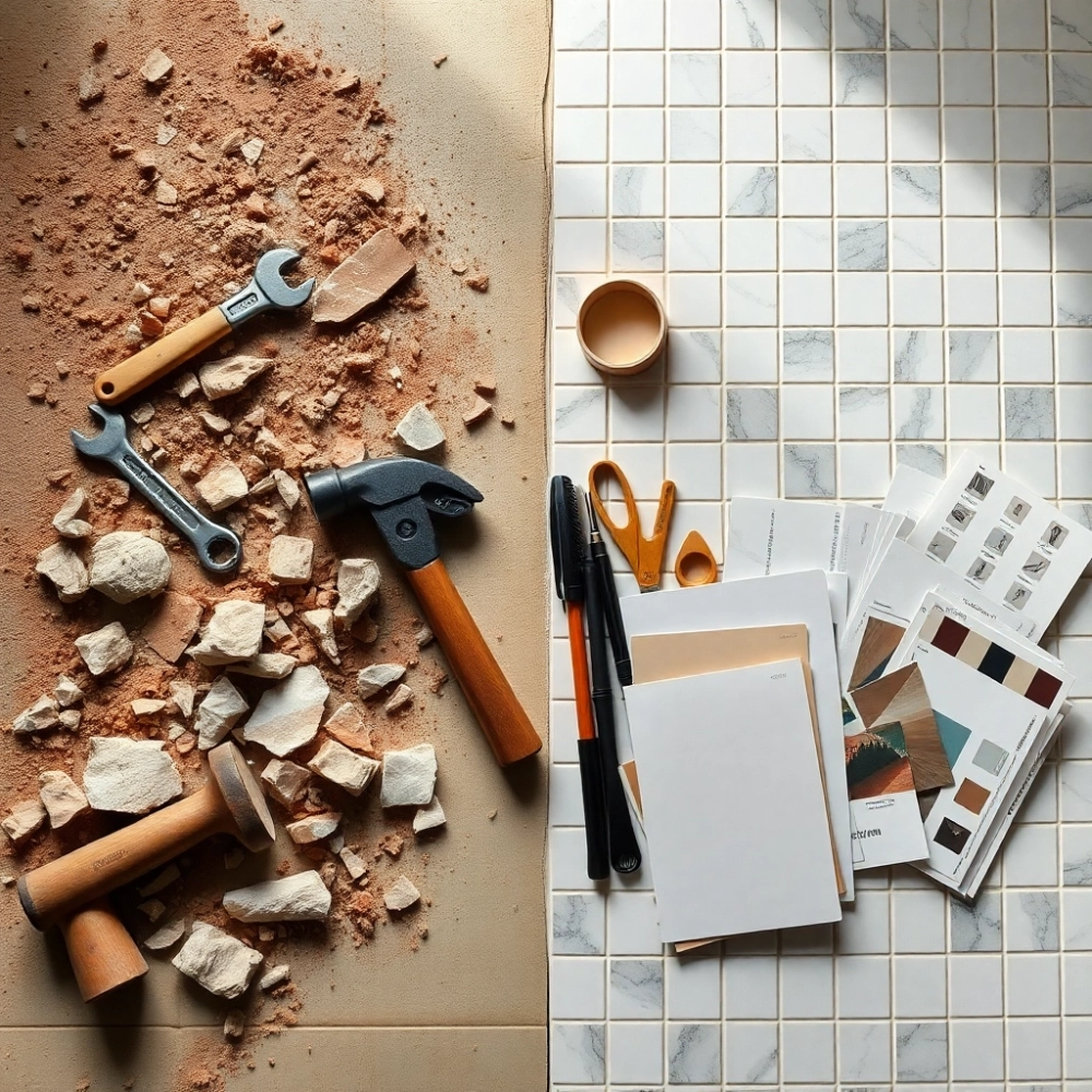 Jak przetrwać remont łazienki