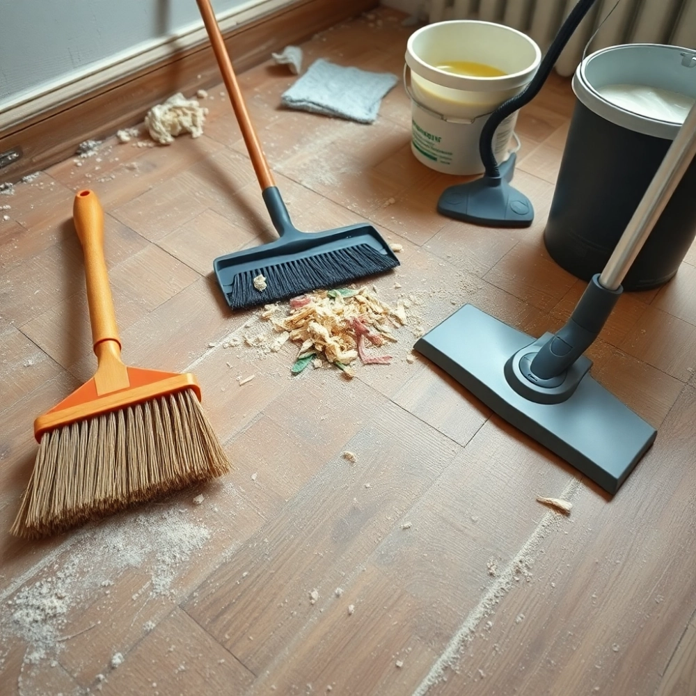Jak umyć podłogę po remoncie