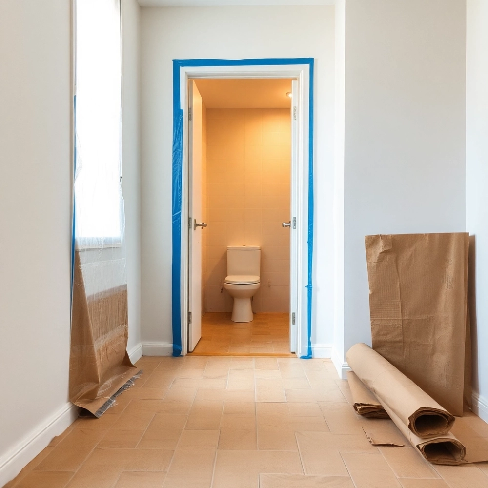 Jak zabezpieczyć mieszkanie przed remontem łazienki