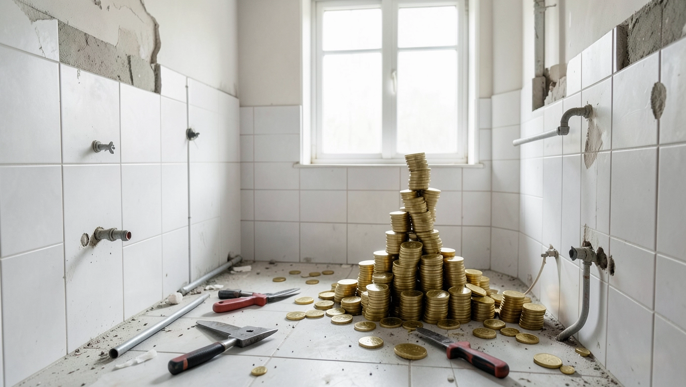 koszt remontu łazienki 8m2 robocizna