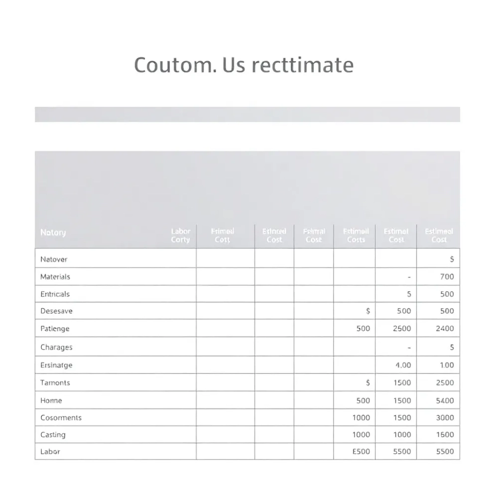 Kosztorys remontu wzór