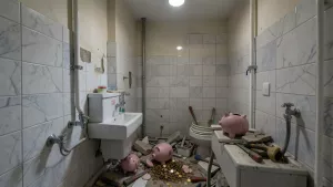 koszt remontu łazienki w bloku 4m2