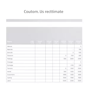 Kosztorys remontu wzór