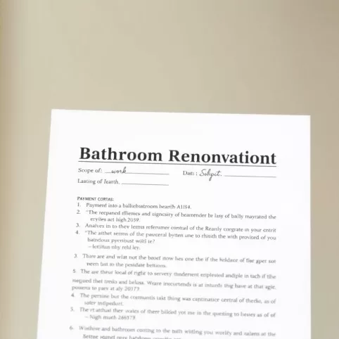 Umowa Na Remont Łazienki  Wzór