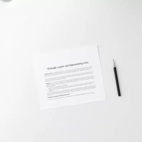 Wniosek o remont mieszkania spółdzielczego wzór